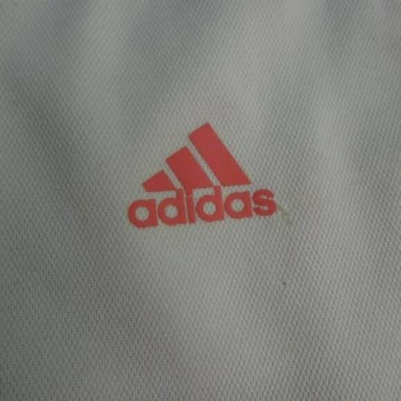 Adidas Clima365 Climalite Salmon/White Tank Top Medium - Picture 3 of 7